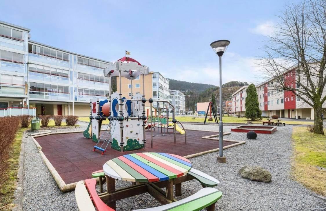 Moderne toppleilighet Leilighet Bergen Eksteriør bilde